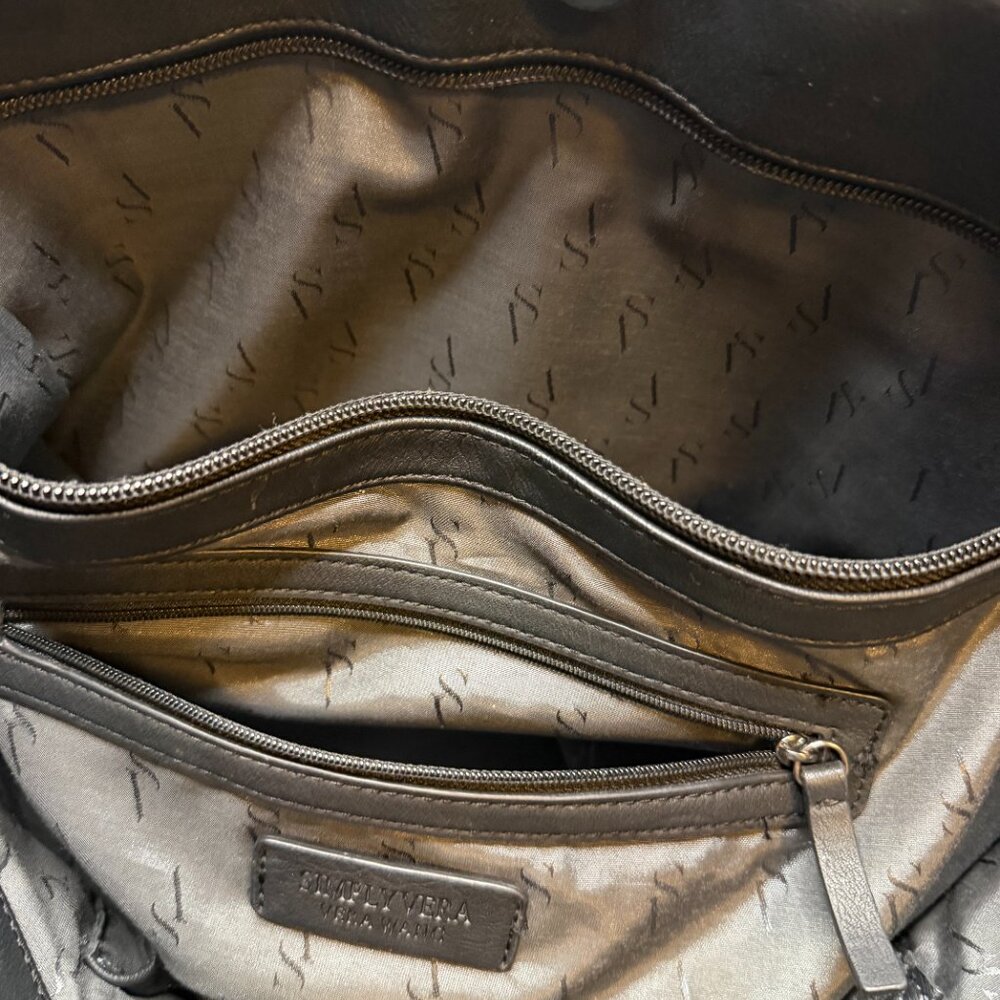 Simply Vera Black Shoulder Bag – Chain Strap Detail - Picture 6 of 9
